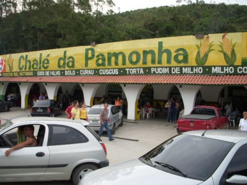 サンパウロ郊外のトウモロコシ料理専門店の一つ「シャレー・ダ・パモーニャ」
