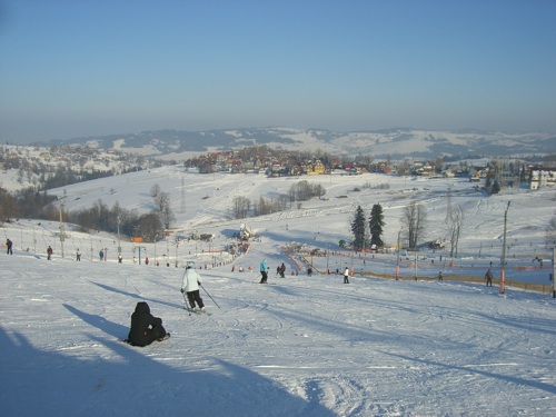 こじんまりしたブコビナのスキー場