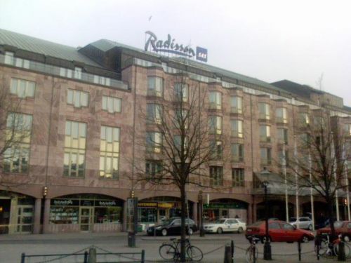 ヨーテボリにある高級ホテルチェーン「ラディソンSAS」グループのホテルの一つです。