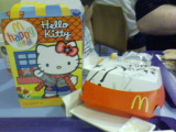 ハッピーミールの箱、ここにもハローキティー