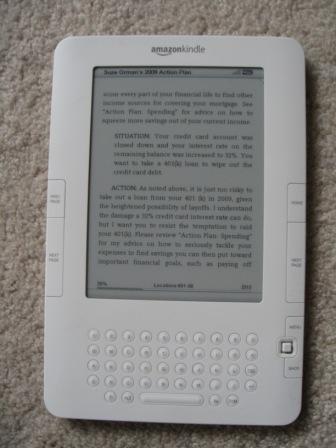 アマゾンのKINDLE(キンドル)2