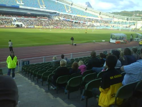 ゴティアカップの試合様子  ヨーテボリ市内のスタジアムUllevi(ウレウ゛ィー)にて