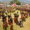 82部族が踊りを披露　パプアニューギニア・ゴロカショーその１