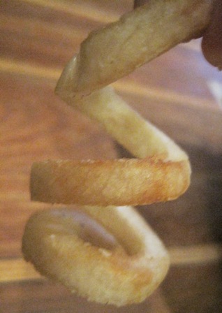 らせん状になっています