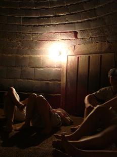 こちらは高温の「松の木部屋」