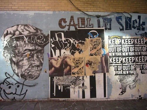 色々や要素が重なってコラージュにも見えます