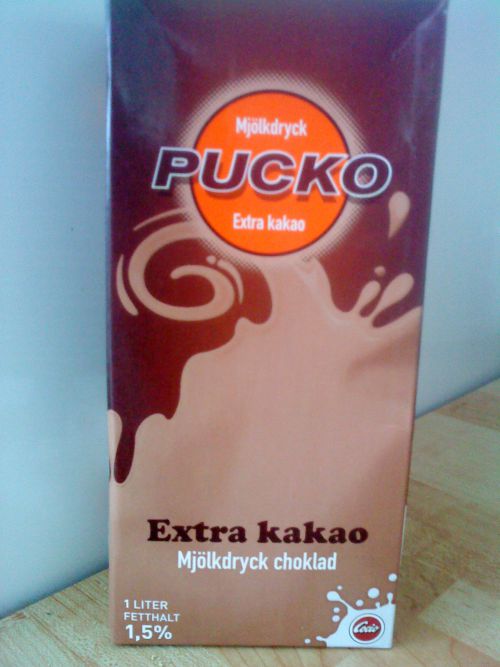 市販のチョコレートドリンク　お菓子類も甘さが強烈なスウェーデンですが、このココアもかなり甘く、どちらかというと子供のおやつ向けの商品です