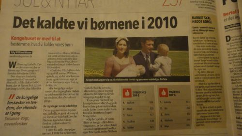 皇太子夫妻の写真入りのランキング記事