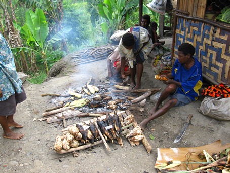 焼き立てのにおいは食欲をそそります