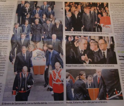 自治政府庁からカテドラルまで、家族やスポーツ選手…交互に棺を持つ