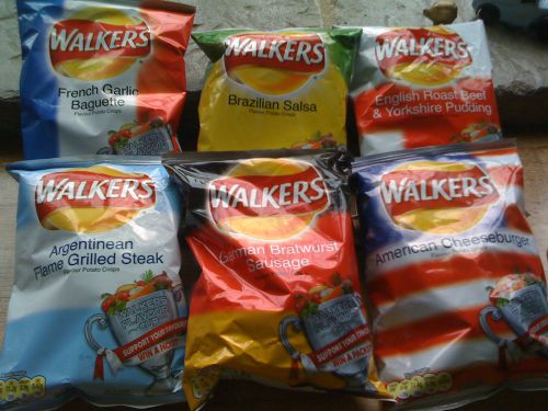 ワールドカップ限定フレーバーのポテトチップス発見！