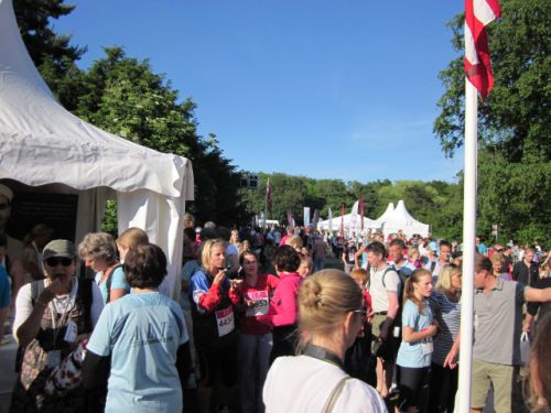 走り終わったら試食タイム！