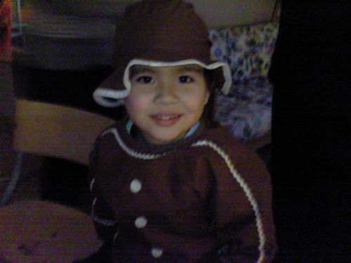 ルシア祭で着ることが多いペッパルカーカをモチーフにした服