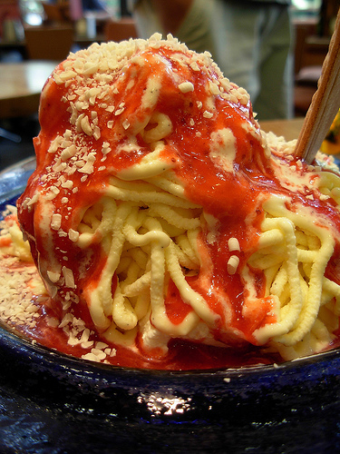 トロけるスパゲティー