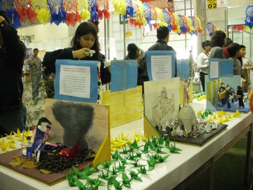 原爆の記憶を伝える子供の広場のコーナー