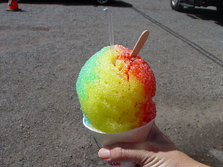 ハワイの人気フレーバー、「レインボー」