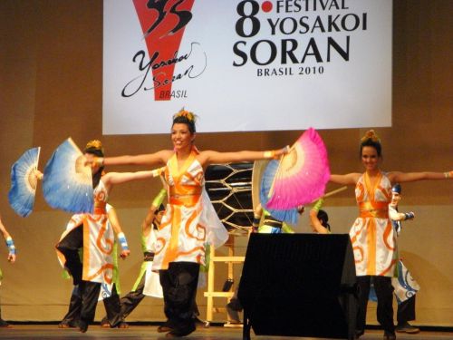 アマゾン川近くの大都市マナウスから出場したチーム「風河火山」のＹＯＳＡＫＯＩソーラン