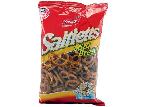 ブレッツェルはスナック菓子にもなっていて、ビールのおつまみとしても人気