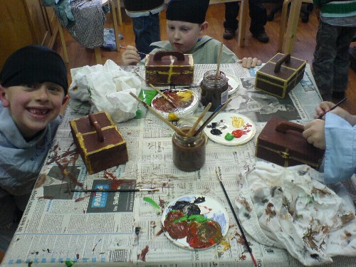 夏休み中も、図画工作ができる