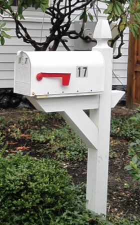 アメリカの典型的な郵便ポスト