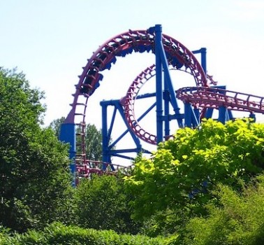 事故を起こしたコースター