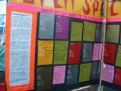 ホームレス、格差について以外にも、ヨガ集会の案内も