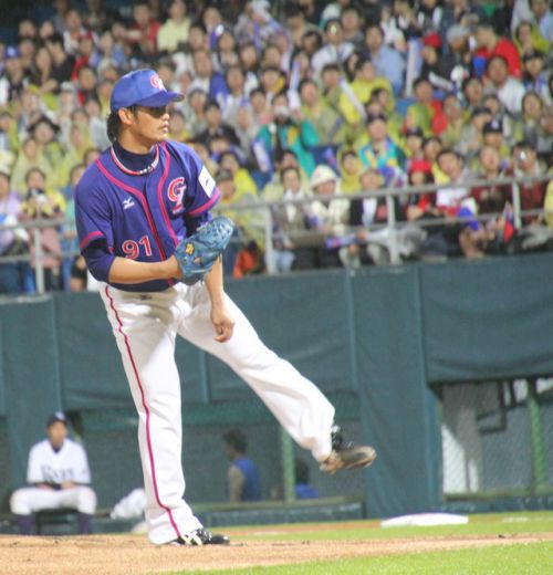 台湾代表・先発の陽耀勲(ソフトバンク)