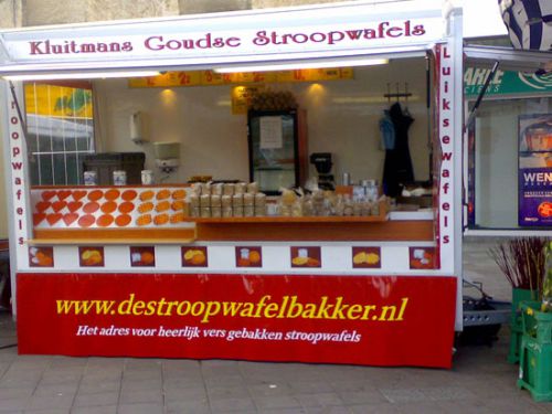 ワッフルの屋台