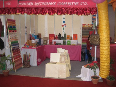 SAACトレードフェアブースのひとつ