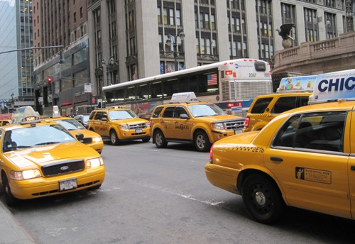 ニューヨークのタクシー、イエロー・キャブ