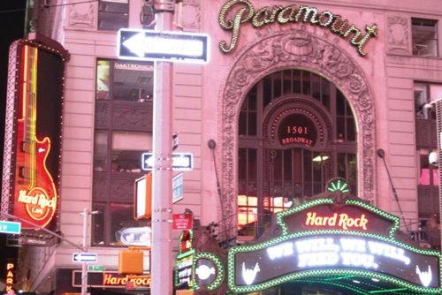 タイムズ・スクエアのハード・ロック・カフェ