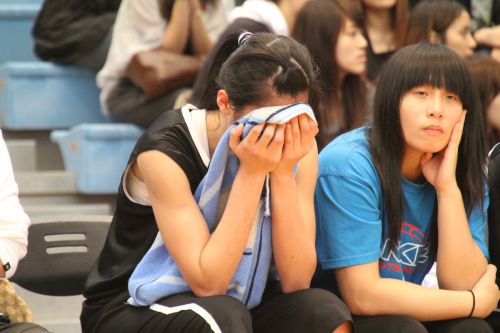 3位決定戦のベンチの様子