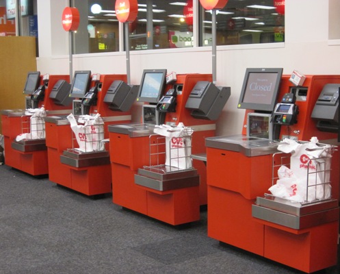 薬局のセルフレジ