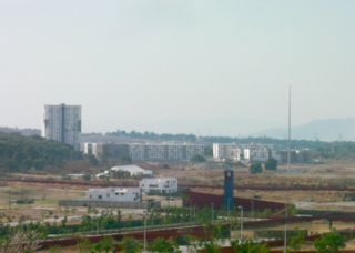 建設中の選手村　Villa Panamericana