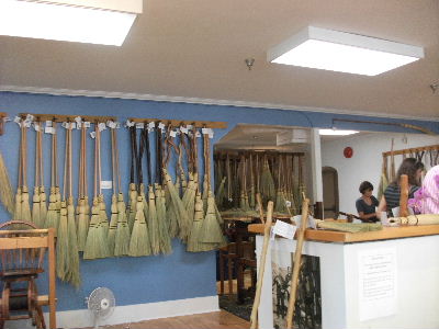 店の奥には工房が