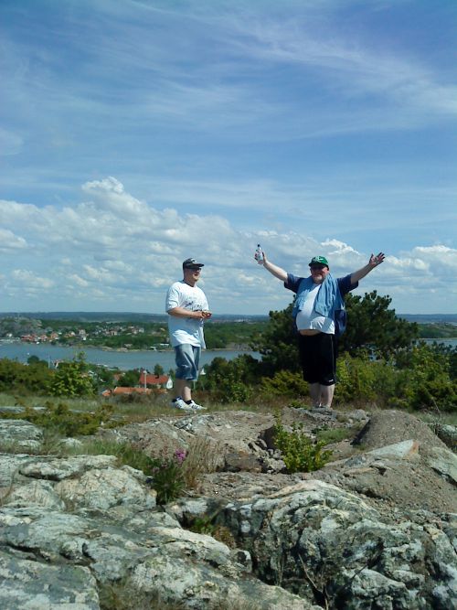 離島の見晴台から眺める景色