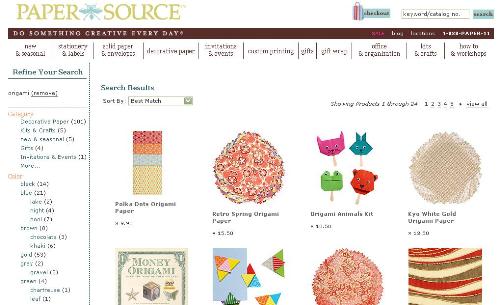 紙製品のお店でも普通に販売中(Paper Sourceのサイトより)