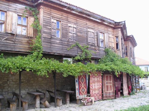 ネセバルの伝統的な家屋