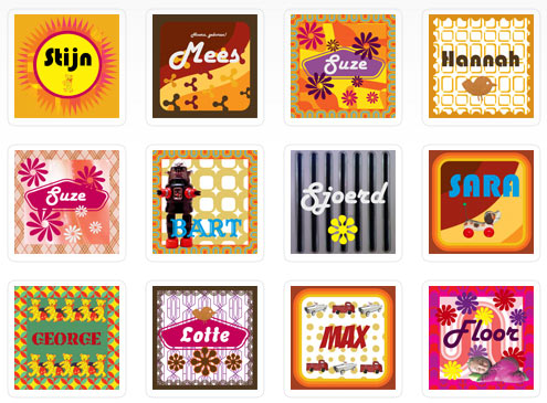 誕生カードの見本はこんな感じ