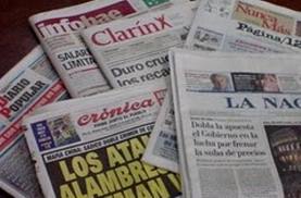 アルゼンチンでも全国版、地方版を含めるとかなりの数の新聞が発行されている。