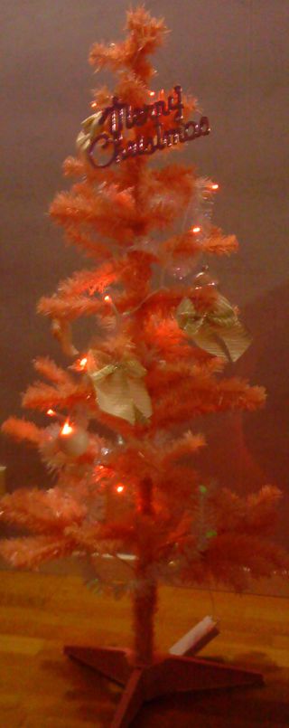 自宅のクリスマスツリー、実は一時帰国時に日本で買ったものです。