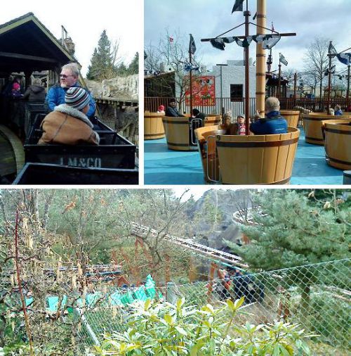 コーヒーカップやジェットコースターなどのアトラクション類も充実しています。入園料金のみでアトラクションは乗り放題です