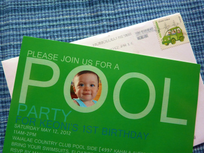 ぜひお祝いに駆けつけたくなるキュートな招待状