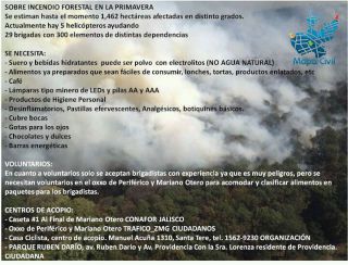 市民に協力を求める消防隊