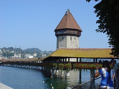 ルツェルンはスイスでも多くの観光客が訪れる街の一つ