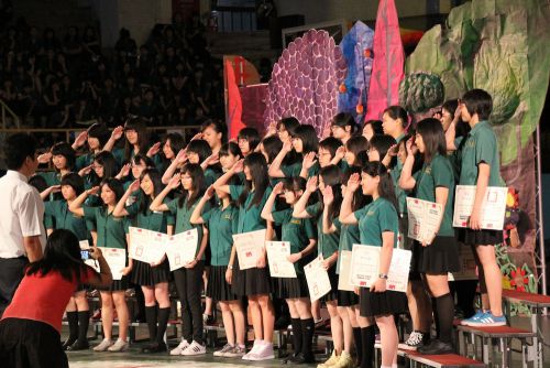 市長賞の表彰式の様子