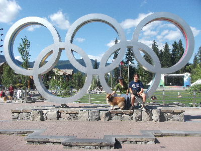 ウィスラーの五輪開催記念オブジェ