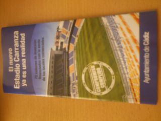 カディススタジアムで配られてたパンプレット