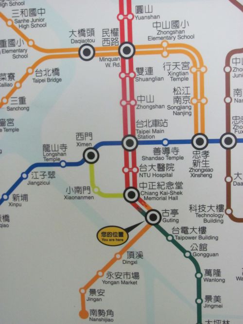 MRTの路線図