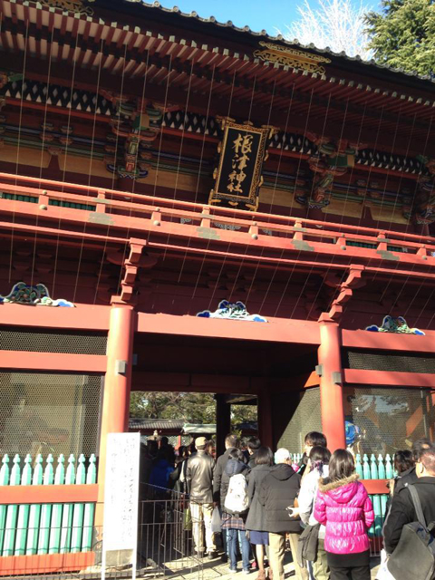 根津神社の唐門